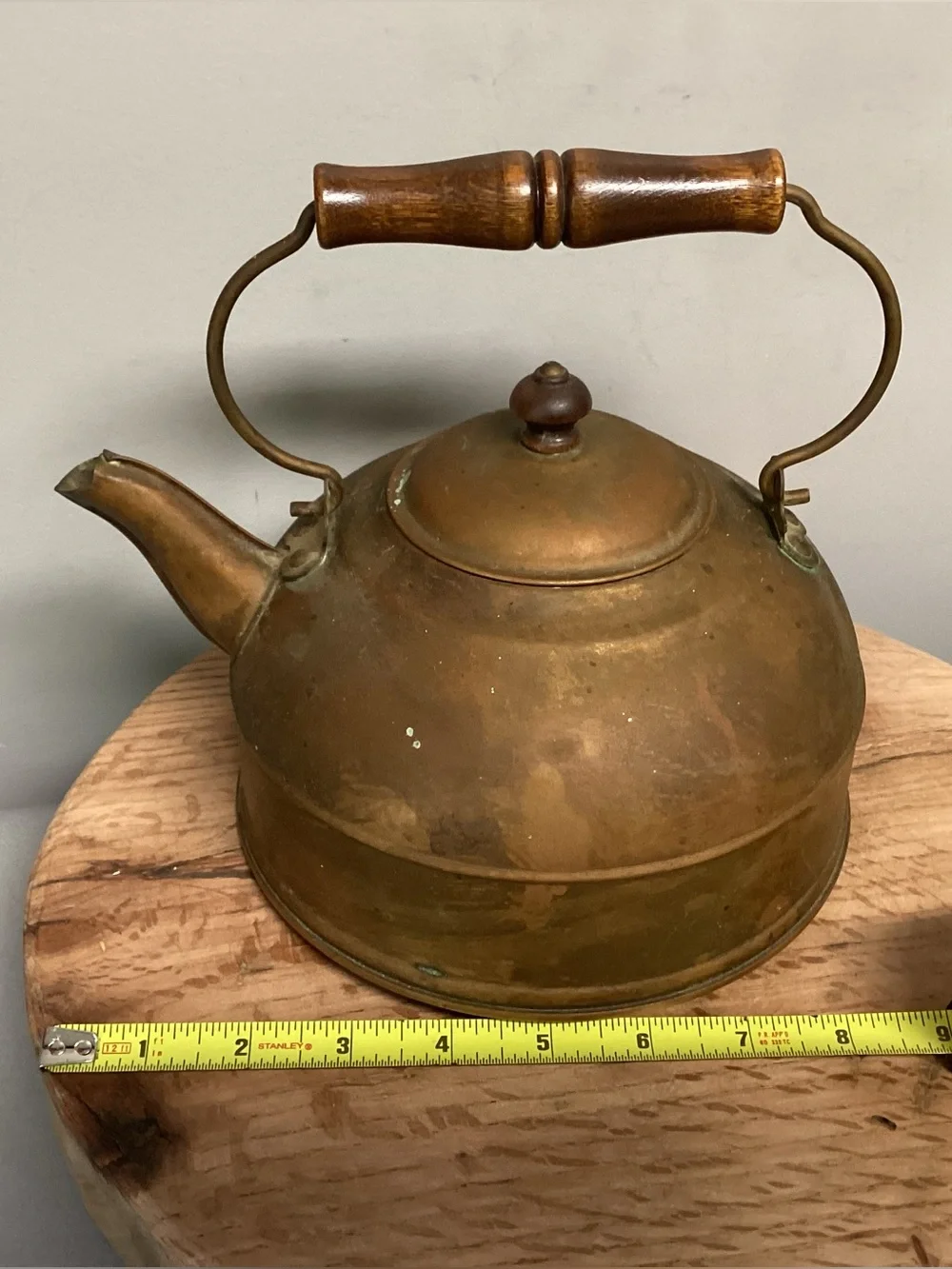 🟠 Vintage - Paul Revere Copper Crafted Tea Pot - Tea Kettle - Rome NY - Unique